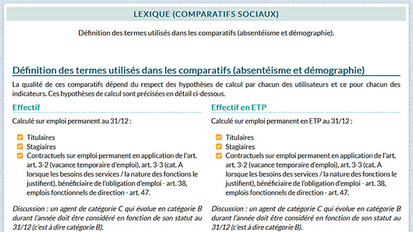 Lexique (comparatifs sociaux)